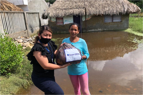 SuperGIROS hizo donación a las personas afectadas por la emergencia invernal