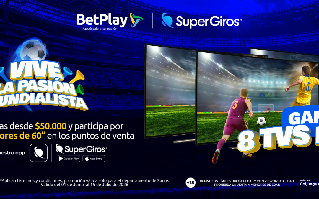 Vive la Pasión Mundialista con BetPlay y SuperGIROS 🌍💙
